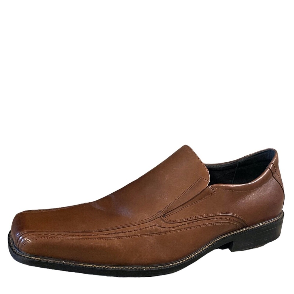 Stacy Adams Mens Shoes Size 13 Brown Slip On Leather‎ Loafers Casual Shoes